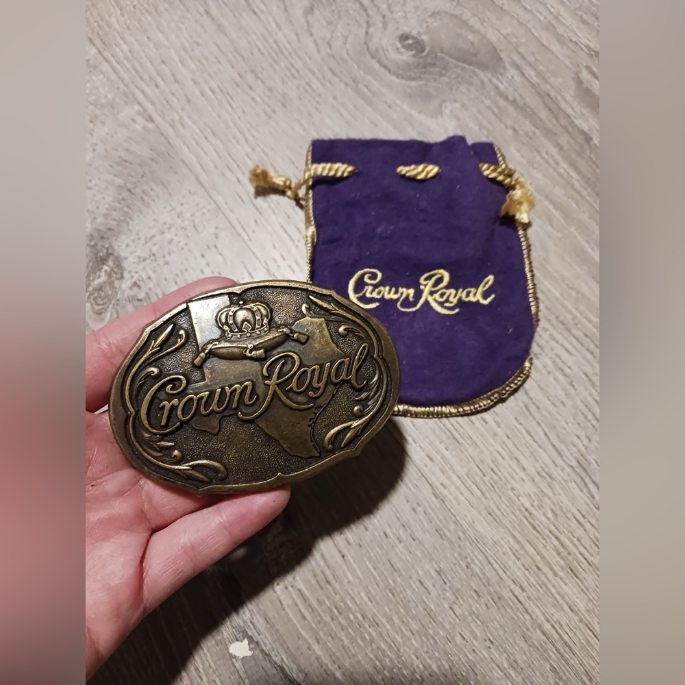 Crown royal belt buckles